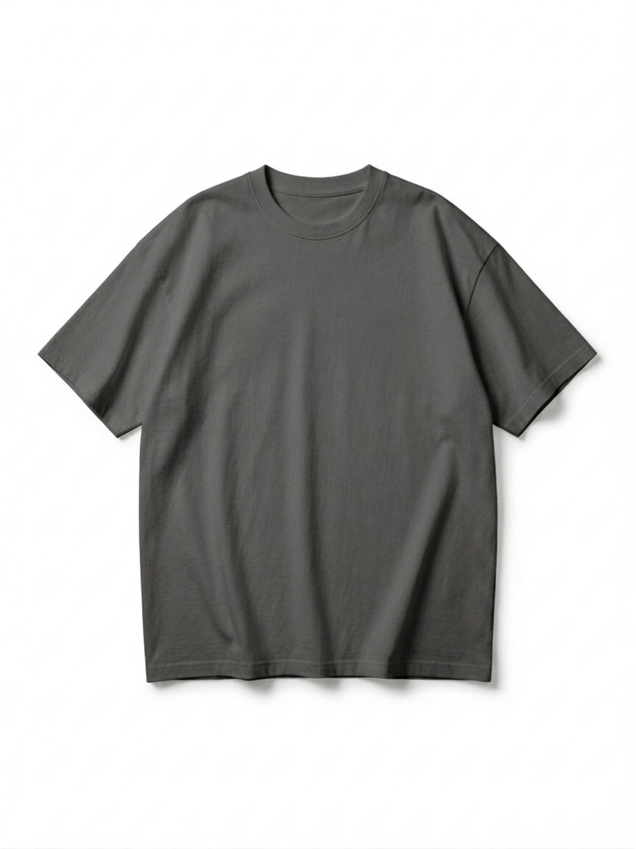 ESSENTI standard fit t-shirt in charcoal grey